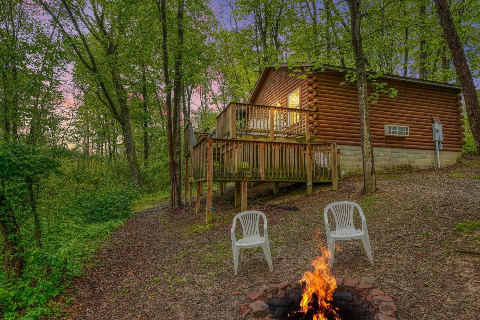 לוגן Blue Rose Cabins - Pine Ridge Cabin מראה חיצוני תמונה